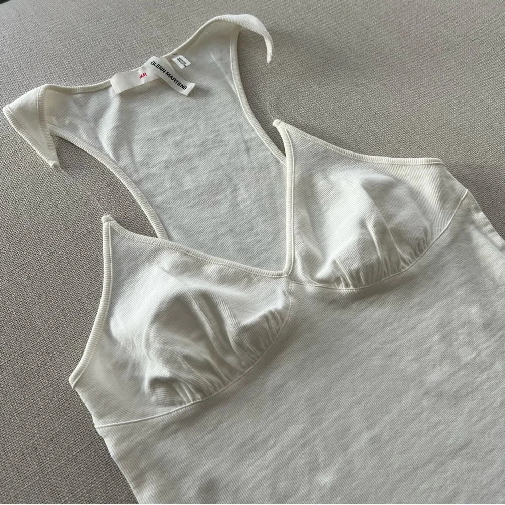 GLENN MARTENS H&M Ribbed Invisible Tank Top - Picture 4 of 10
